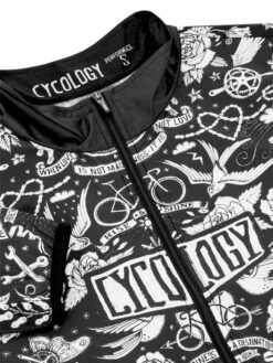 Velo Tattoo Men's Lightweight Windproof Jacket -Cycology 2022velotattoo front lightweight windjacket