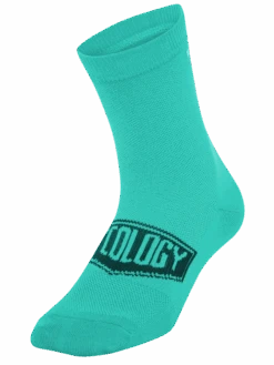 Cycology Aqua Reflective Logo Cycling Socks