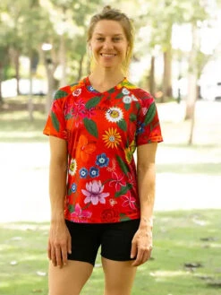 Aloha Women's Technical T-Shirt -Cycology Aloha Front