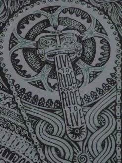 Aztec Men's Technical T-Shirt -Cycology Aztec tech tee back detail 751851