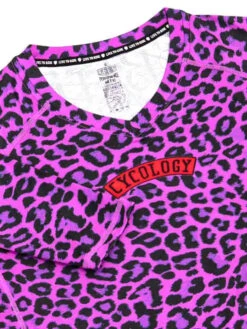 Badass Kitty Women's Long Sleeve MTB Jersey -Cycology BADASSKITTY front