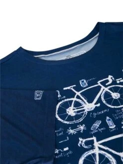 Bike Maths Men's Technical T-Shirt -Cycology BIKE MATHS FRONT DETAIL 2