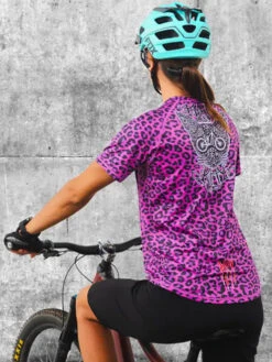 Badass Kitty Women's MTB Jersey -Cycology Badass Kitty SS MTB JERSEY BACK