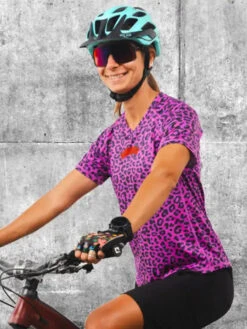 Badass Kitty Women's MTB Jersey -Cycology Badass Kitty SS MTB JERSEY FRONT