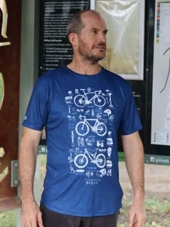 Bike Maths Men's Technical T-Shirt -Cycology Bike Maths Front 417502