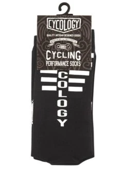 Cycology Reflective Logo Cycling Socks Black -Cycology Black Reflective Logo Sock pack 168153
