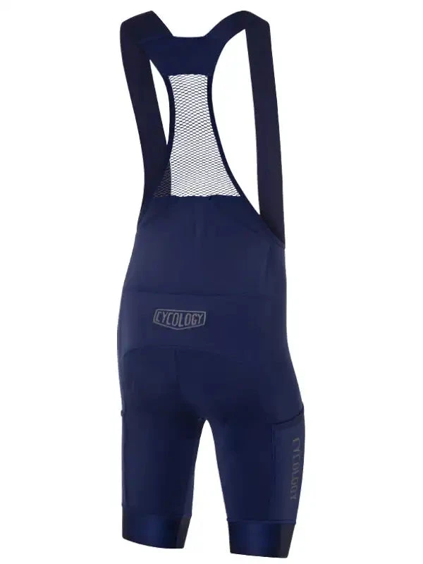 Cycology Men's Cargo Bib Shorts Navy 2 Cycology Men's Cargo Bib Shorts Navy - Image 2