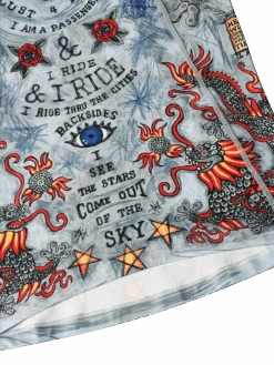 City Of Angels Men's Long Sleeve Base Layer -Cycology CITY OF ANGELS FRONT HEM DETAIL 59d618aa ed1e 4b2b 8c36 95c3a6fdf8da