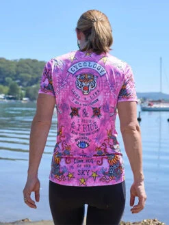 City Of Angels Women's Technical T-Shirt -Cycology CITY OF ANGELS BACK a2051cdc f525 4a3d a774 7e0f719048b6