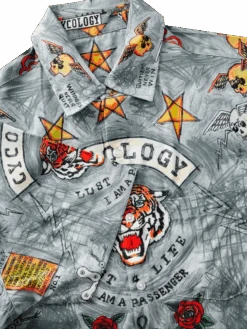 City Of Angels Gravel Shirt -Cycology CITY OF ANGELS GRAVEL SHIRT COLLAR