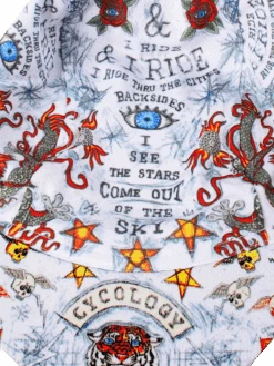 City Of Angels Cycling Cap -Cycology CityOfAngels cycling cap detail