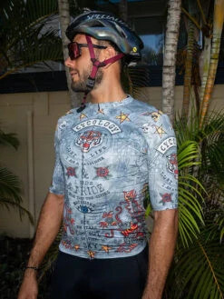 City Of Angels Men's Reborn Jersey -Cycology City Of Angels Grey