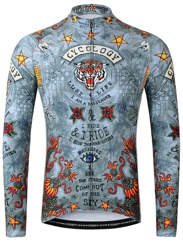 City Of Angels Men's Winter Long Sleeve Jersey 1 City Of Angels Men's Winter Long Sleeve Jersey
