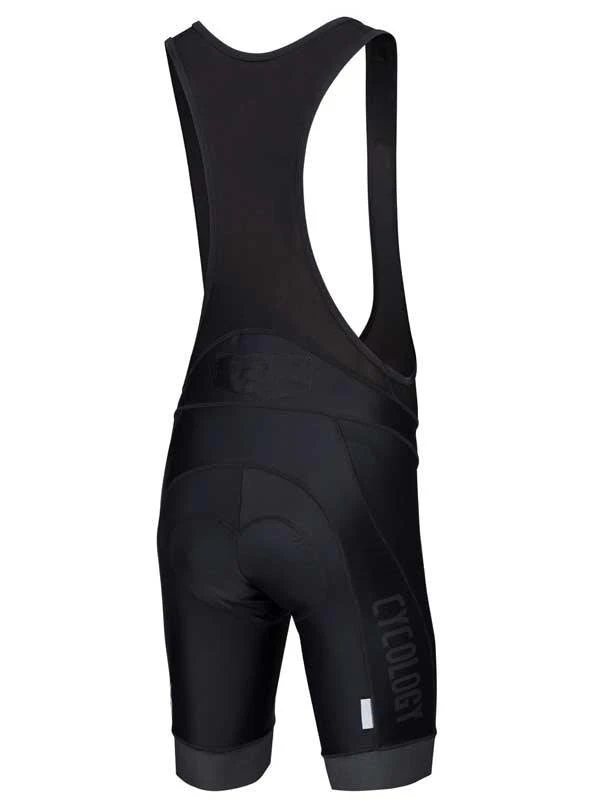 Cycology Men's Logo Bib Shorts Black 2 Cycology Men's Logo Bib Shorts Black - Image 2