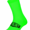 Cycology Green Reflective Logo Cycling Socks