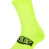 Cycology Lime Reflective Logo Cycling Socks