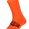 Cycology Orange Reflective Logo Cycling Socks