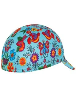 Frida Cycling Cap Aqua -Cycology FRIDA AQUA cycling cap back 640364