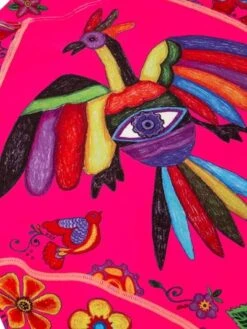 Frida Women's Long Sleeve Base Layer Pink -Cycology Frida Pink SS base layer back detail 978639