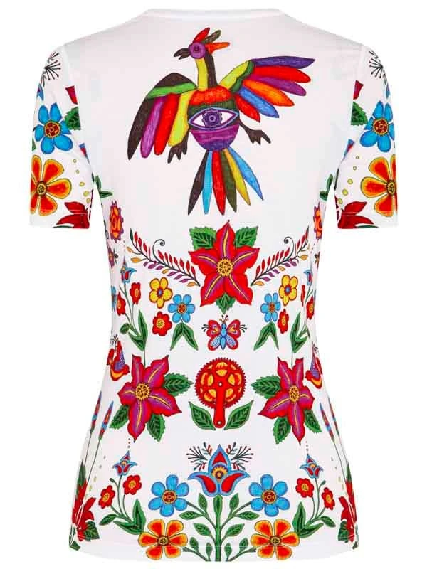 Frida Women's Technical T-Shirt White 2 Frida Women's Technical T-Shirt White - Image 2