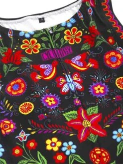 Frida Women's Sleeveless Jersey Black -Cycology Frida front detail 892518