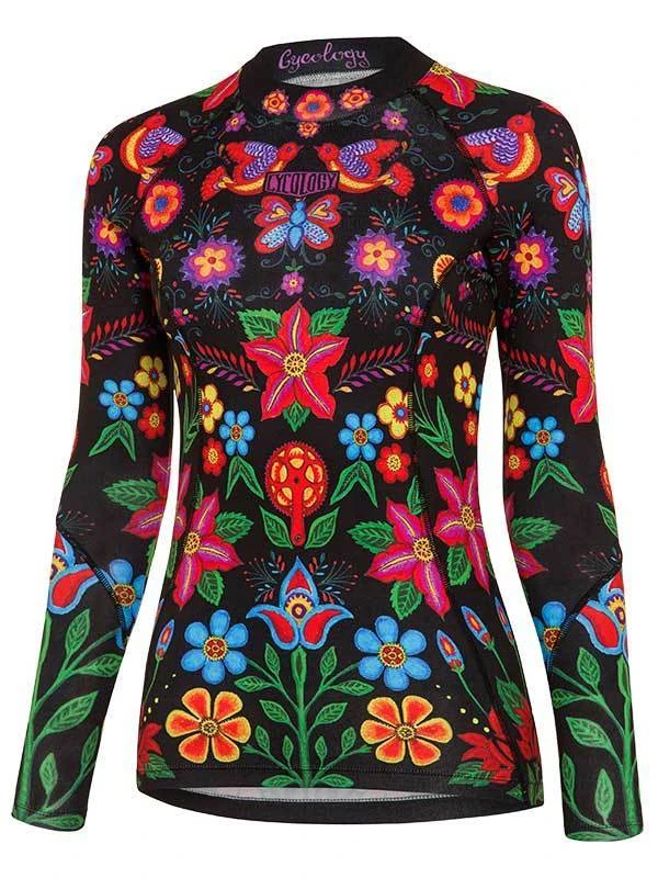 Frida Women's Long Sleeve Base Layer Black 1 Frida Women's Long Sleeve Base Layer Black