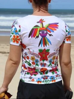 Frida Women's Technical T-Shirt White 13 Frida Women's Technical T-Shirt White -Cycology Frida white technical tshirt back 377110