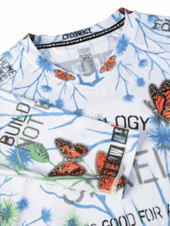 Gangsta Women's Long Sleeve MTB Jersey -Cycology GANGSTA MTB FRONT ls NECK