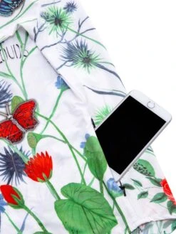 Gangsta Gravel Shirt -Cycology GANGSTA WHITE BACK POCKET DETAIL