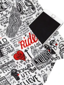 Bike Graffiti Gravel Shirt -Cycology GRAFFITI GRAVELSHIRT BACK