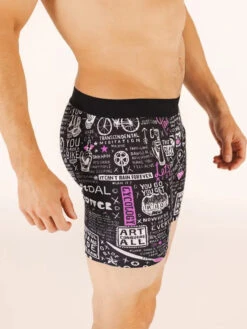 Graffiti Performance Boxer Briefs -Cycology GRAFFITI MEN S TRUNKS SIDE