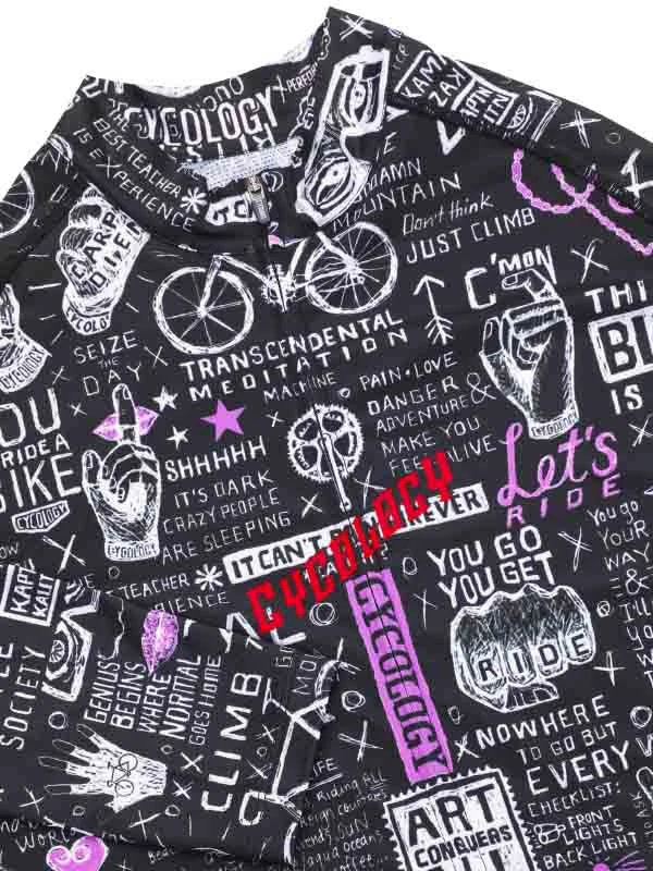 Bike Graffiti Men's Summer Long Sleeve Jersey 4 Bike Graffiti Men's Summer Long Sleeve Jersey - Image 4