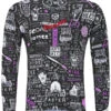 Bike Graffiti Men's Summer Long Sleeve Jersey
