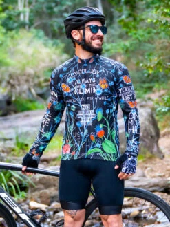 Gangsta Men's Winter Long Sleeve Jersey -Cycology GangstaLS 06