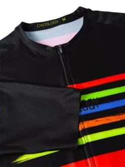 Horizon Men's Reborn Jersey -Cycology HORIZON RECYCLED JERSEY COLLAR DETAIL