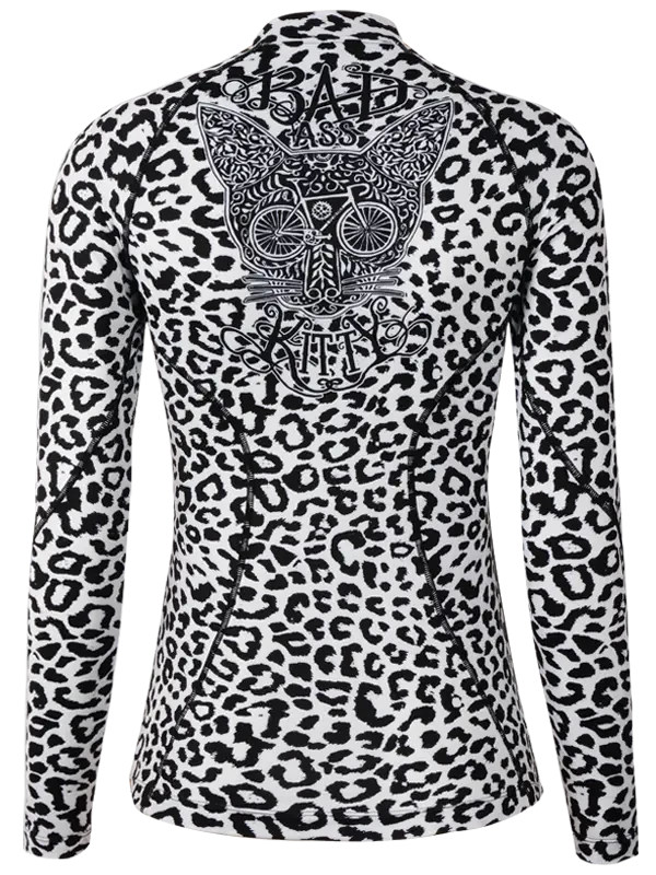 Kitty Women's Long Sleeve Base Layer White 2 Kitty Women's Long Sleeve Base Layer White - Image 2