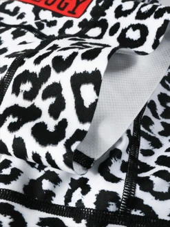 Kitty Women's Quick Pee Bib Shorts White -Cycology KITTY white QUICK PEE BIB LEG 2