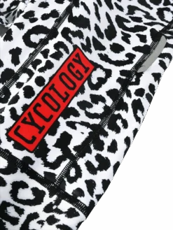 Kitty Women's Quick Pee Bib Shorts White -Cycology KITTY white QUICK PEE BIB LEG