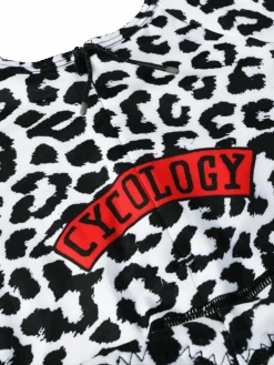 Kitty Women's Quick Pee Bib Shorts White -Cycology KITTY white QUICK PEE BIB ZIPPER