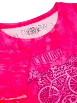 Life Behind Bars Women's Technical T-Shirt -Cycology LBB PINK WOMEN S front detail