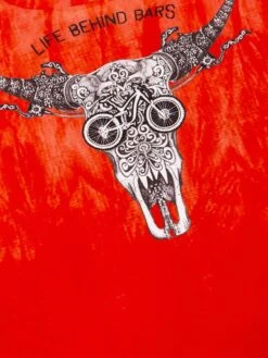 Life Behind Bars Men's Technical T-Shirt -Cycology LBB RED back TECHTEEdetail