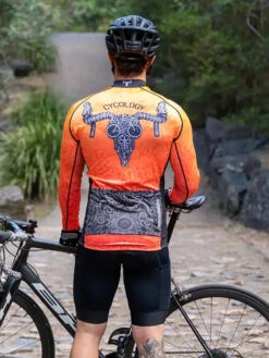 Life Behind Bars Men's Summer Long Sleeve Jersey -Cycology LifeBehindBarsLWLS 4