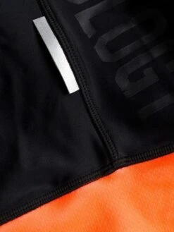 Cycology Men's Logo Bib Shorts Black/Orange -Cycology Men s Logo orange band Detail 1 229349