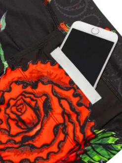 Red Rose Women's Classic Jersey -Cycology RED ROSE BACK CYCLING JERSEY DETAIL