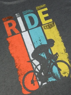 Ride Men's Technical T-Shirt -Cycology RIDE TECH TEE FRONT DETAIL