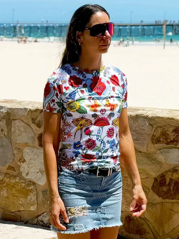 River Road Women's Technical T-Shirt White 3 River Road Women's Technical T-Shirt White - Image 3