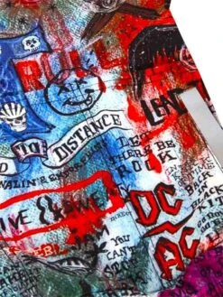 Rock N Roll Men's Winter Long Sleeve Jersey -Cycology Rock N Roll LS cycling jersey back detail 208552