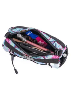 Secret Garden Aqua Handlebar Bag -Cycology SECRETGARDEN HANDLEBAR BAG open
