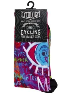 See Me Cycling Socks -Cycology SEE Me sock packaging 712109