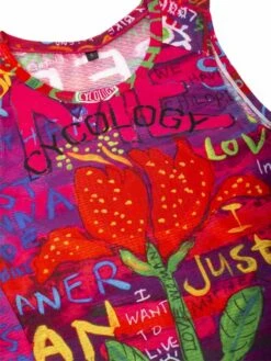 See Me Women's Sleeveless Base Layer -Cycology SEEME FRONT DETAIL